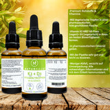 1 Flasche VITAMIN D3 + K2 Tropfen I 30 ml I HOCHDOSIERT I K2 MK7 99,7% ALL Trans & Cholecalciferol I Vegan