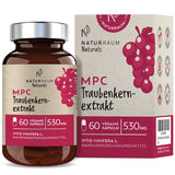 MPC Traubenkernextrakt I 1 Glas mit 60 Kapseln 530 mg pro Kapsel I Vegan